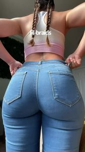Ass Jeans Big ass by lil braids