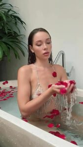 Bath Romantic Small tits by KateKuray