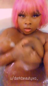 Bath Soapy Selfie by bigbootyebonyy