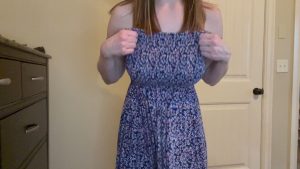 Big tits Redhead Touching tits by Ginger4Play