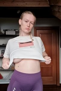 Blonde Boobs Titty drop by luizaconlaz