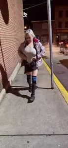 Blonde Prostitute Street by harleyrey