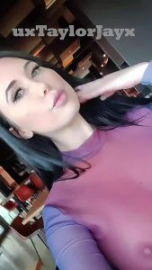 Brunette Fake tits Nipples by xtaylorjayx