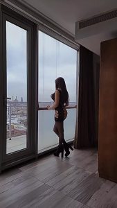 Brunette High heels Model by calista melissa