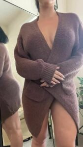 Brunette Nipple piercing Fake boobs by shotsofsimone