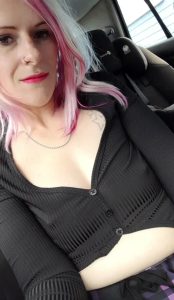 Car Pink Small tits by Jesswestcoast