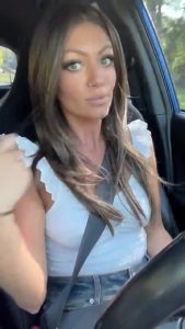 Car Tits Nipple piercing by casey.mae