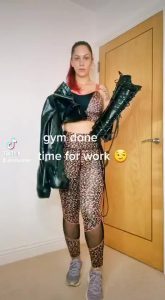 Colored hair Hot mom Latex by ruby onyx 1