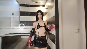Cosplay Boobs Bathroom by aerytiefling