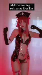 Cosplay Latex Redhead by hidorirose