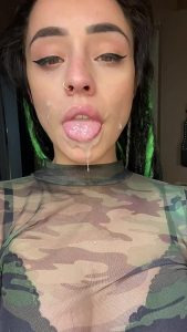 Cute Teen Cum on face by Innocence