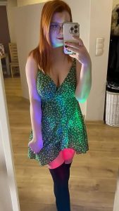 Dress Redhead Stockings by delimbre