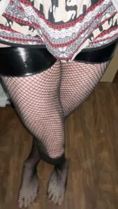 Fishnet Legs Teasing by Slutdaddy69