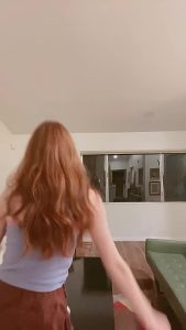 Flashing Petite Redhead by docilemoth