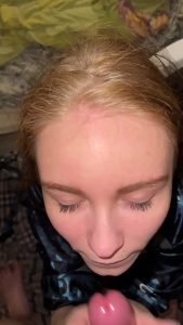 Homemade Facial Cumshot by kittyrias
