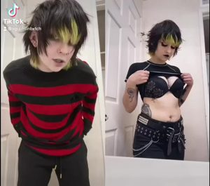 Informal Goth Split screen by gremlinbxtch
