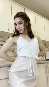 Kitchen Brunette Strip by tori hayes