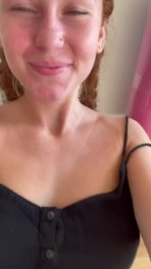 Labia Showing pussy Redhead by nikanikaa