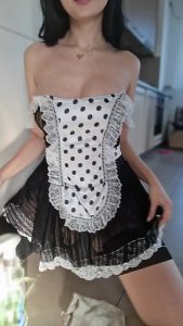 Maid Bouncing tits Big boobs by atomicbrunette18