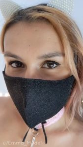 Mask Hogtied Cosplay by emma model