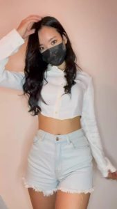 Masked Small tits Skinny by lily tigerrr