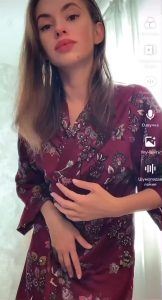 Model Silk Robe by poison drop