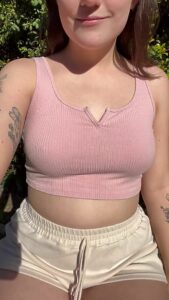 Natural Nice boobs Braless by summerstone