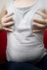 Nice boobs Touching tits Strip by