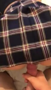Onlyfans Hair pulling Skirt by mirasaunders