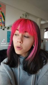 Pink haired Selfie Solo by Ninims