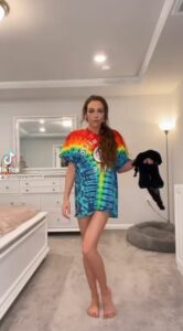 Rebeccalovexd Nude Changing Video Tiktok
