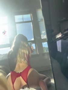 Red lingerie Dogging Beautiful pussy by FikFap