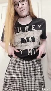 Redhead Pierced Natural tits by sub redhead