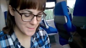 Redhead Sucking dick Glasses by
