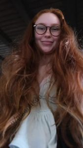 Redhead Titty drop Glasses by nikanikaa
