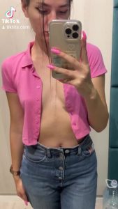 Selfie Mirror Titty drop by pinporn