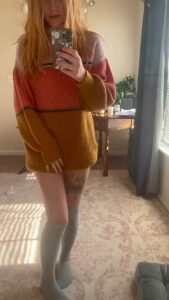 Selfie Redhead Showing tits by steffiiirose