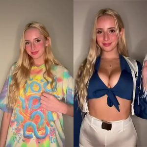 Shaking boobs Blonde Split screen by madisonmoores