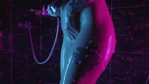 Shower Model Sexy ass by mashayang