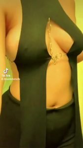 Showing tits Braless Touching boobs by TikTokFail
