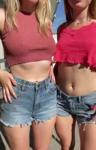Showing tits Small tits Little tits by aussieava