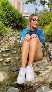 Slow motion Natural tits Outdoors by annabgo