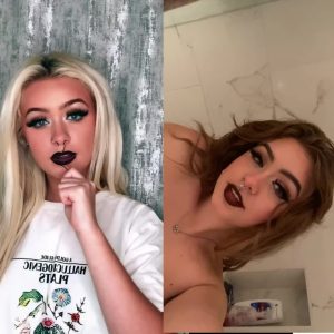 Split screen Makeup Beautiful by piercednoodle