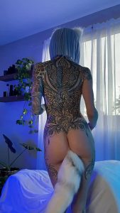 Tattoo Cosplay Ponytail by kasarawood