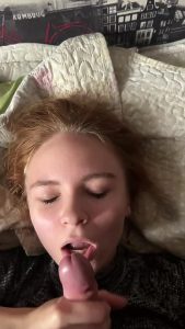 Teen Cumshot Redhead by kittyrias