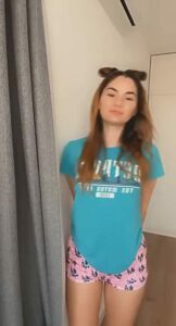 Teen Showing tits Nice boobs by emi born