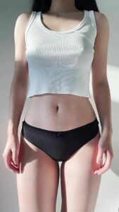 Tit play Skinny Nice boobs by threexpiggy