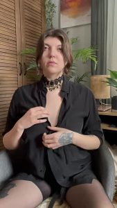 Titty drop Choker Boobs by awful kitty