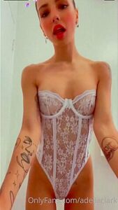 Adelia Clark White Lingerie