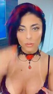 Ana Lopes Dancing In Black Lingerie